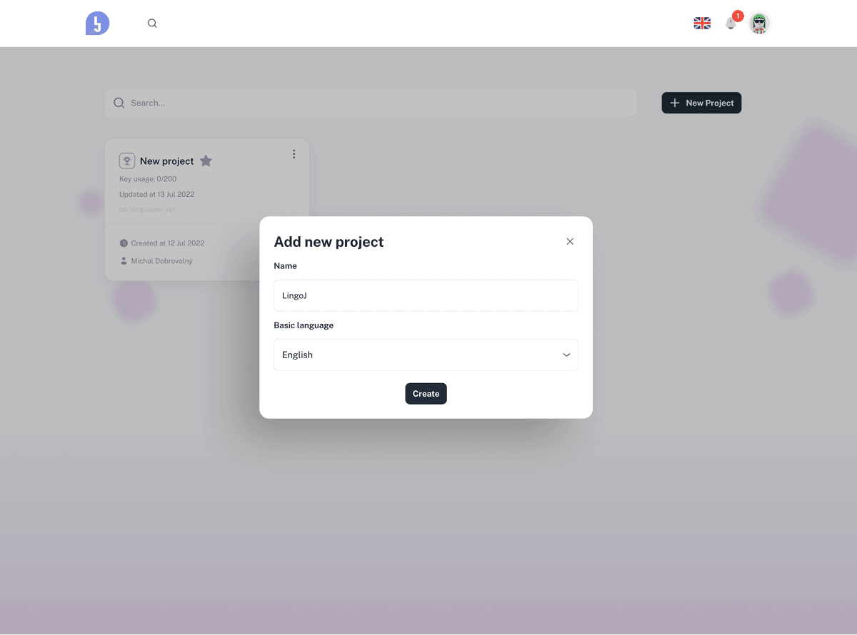 LingoJ_add_project